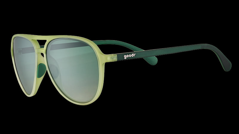 Cadet Green Aviator Sunglasses Buzzed On The Tower goodr goodr Canada