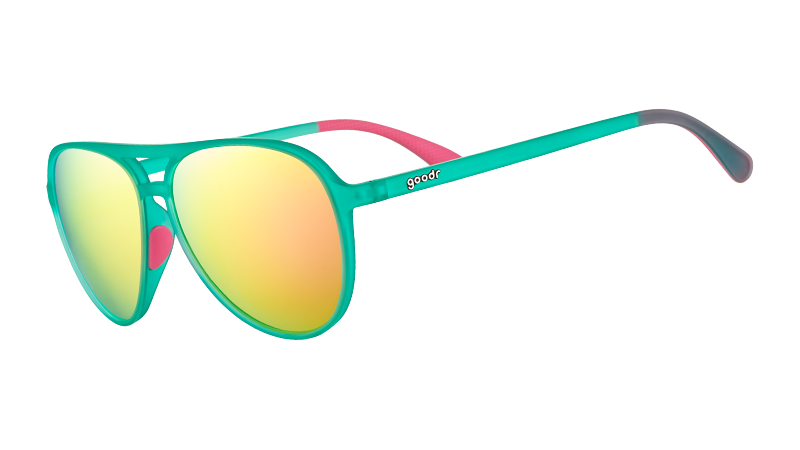 Teal Aviator Sunglasses Mach G goodr Canada - Main Image
