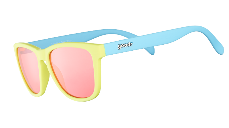 Lunettes de soleil jaunes